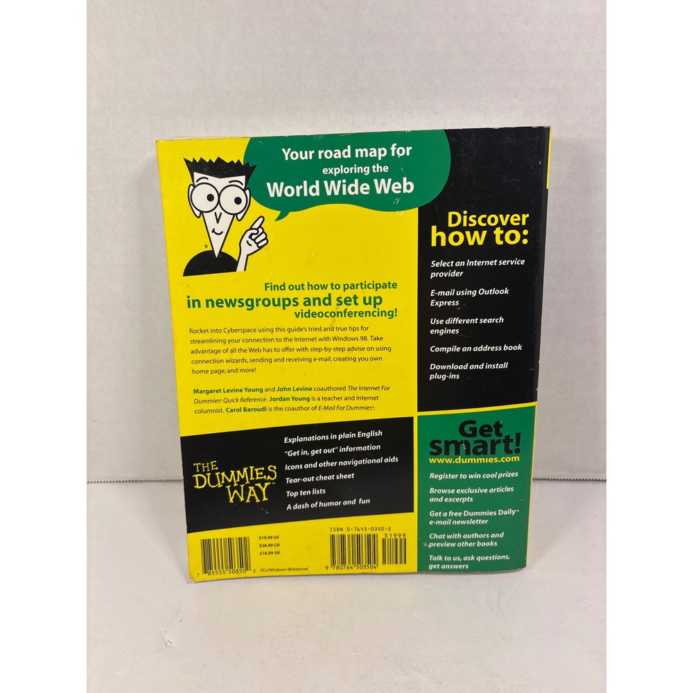 The Internet For Windows 98 For Dummies Vintage Tech Computing Book Reference - Picture 4 of 4